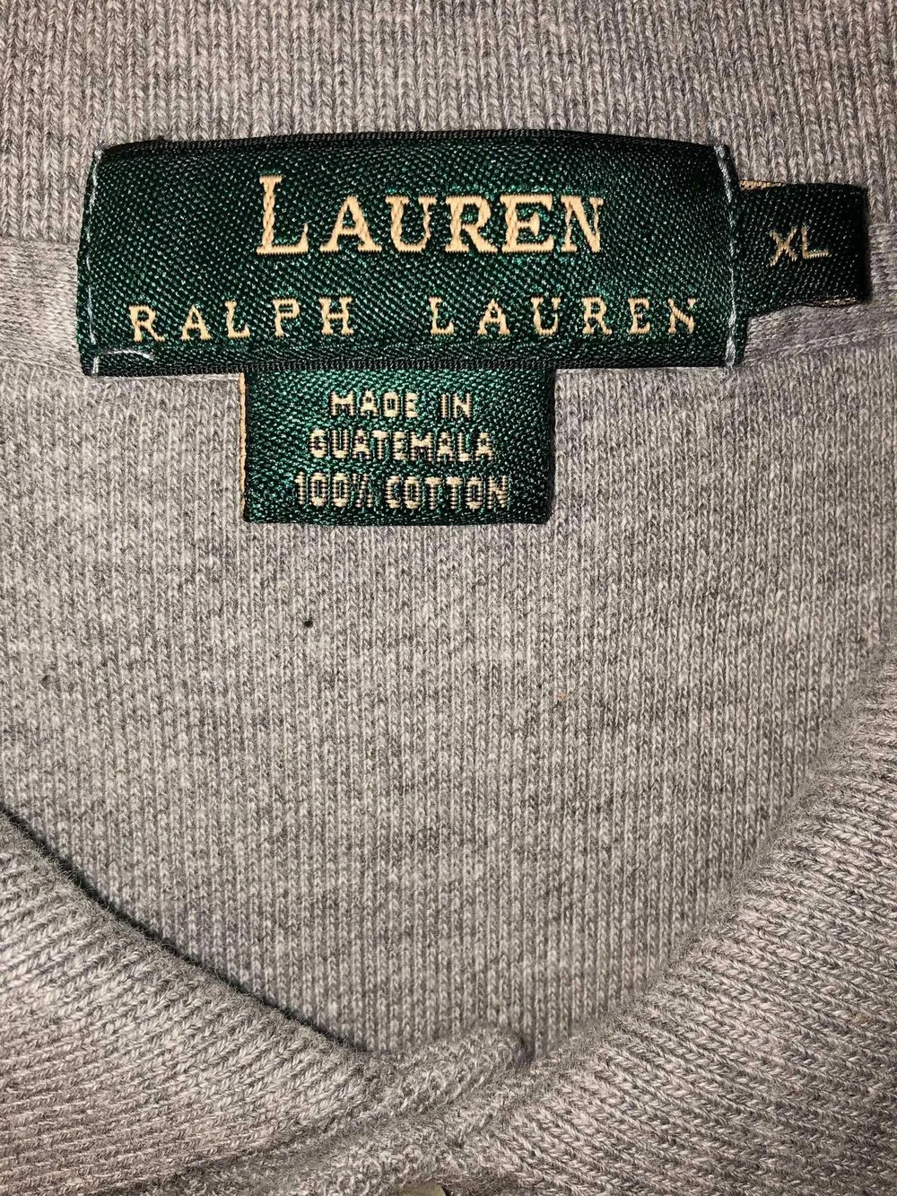 Ralph Lauren Heather Light Gray Polo Shirt